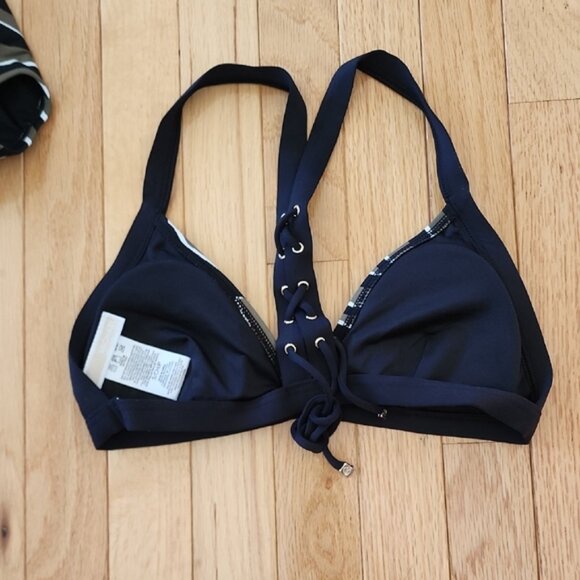 Michael Kors Black and White Bikini with Zebra Print - Picture 2 of 7